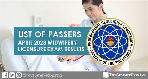 MLE RESULTS APRIL 2023: Midwifery Board Exam List of .